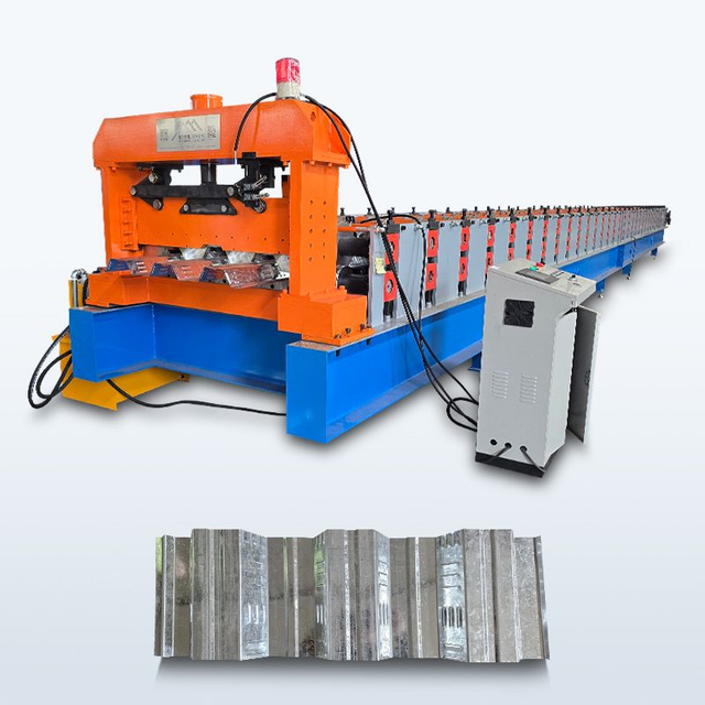Mexico Popular High Stability Full Automatic 926 Decking Floor Roll Forming Machine