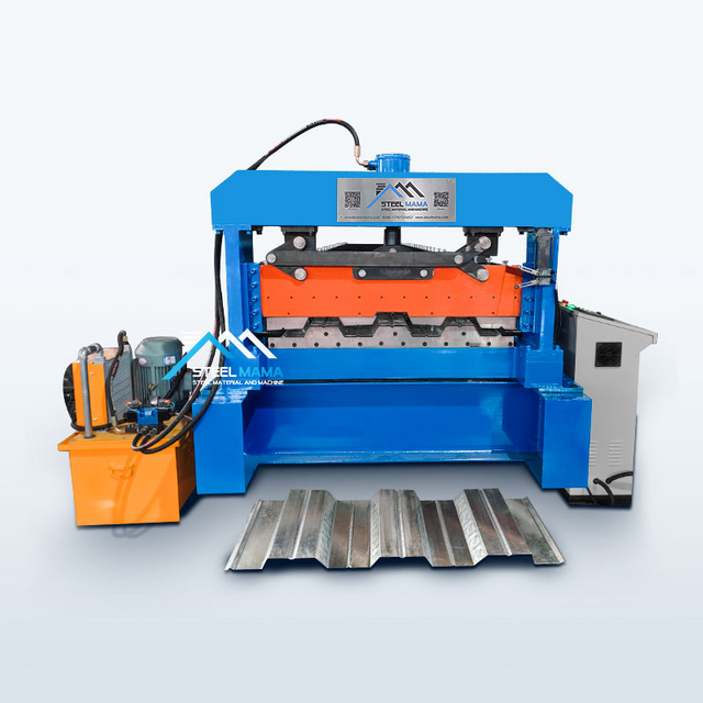 Colombia Popular High Performance Roof Deck Steel 1000 Decking Floor Roll Forming Machine Price